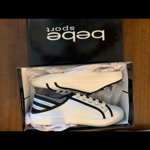 NWT in the box woman’s size 10 BEBE comfort sneakers with memory foam! - Picture 6 of 6